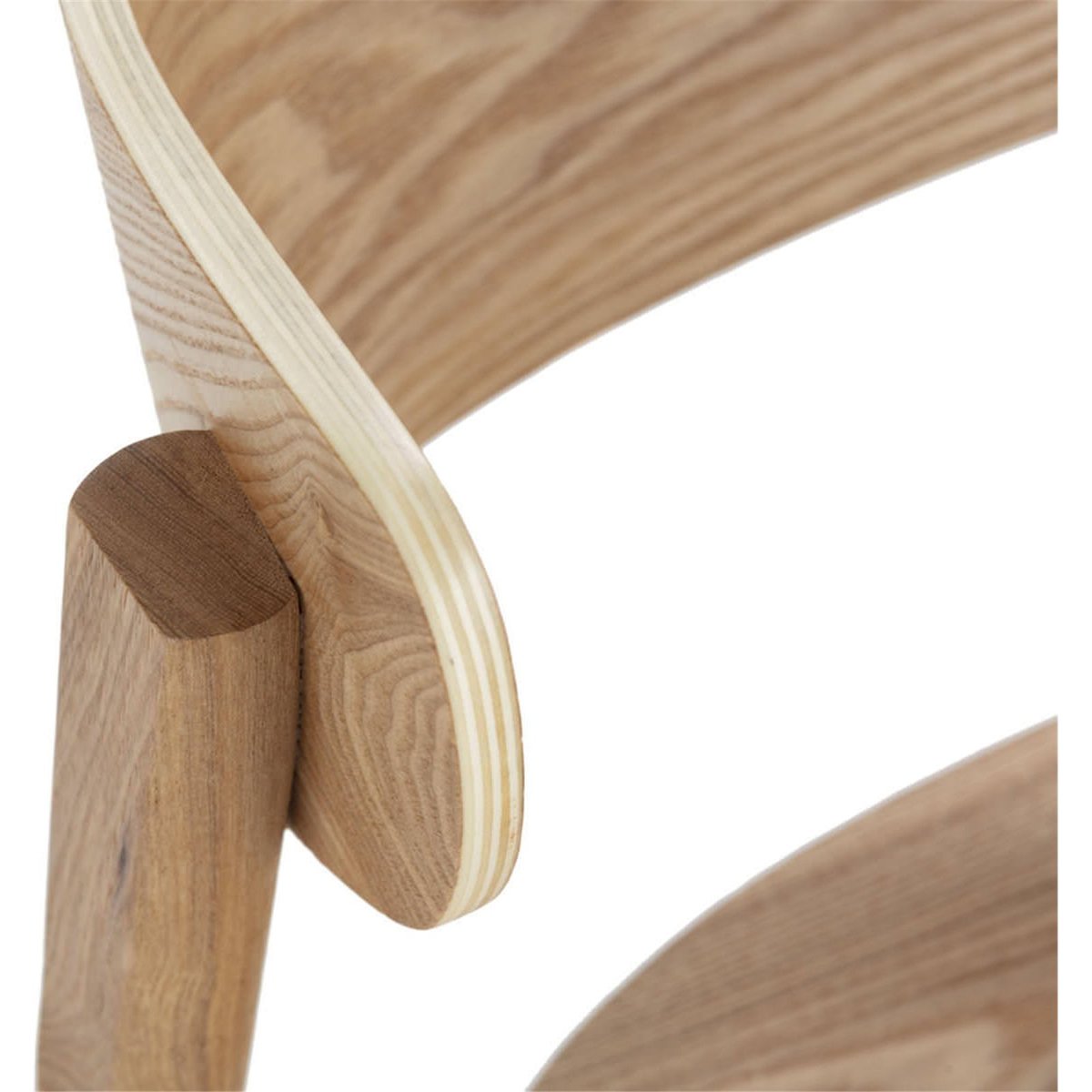 Chaise en frêne au design scandinave naturel, RECOLLECTION