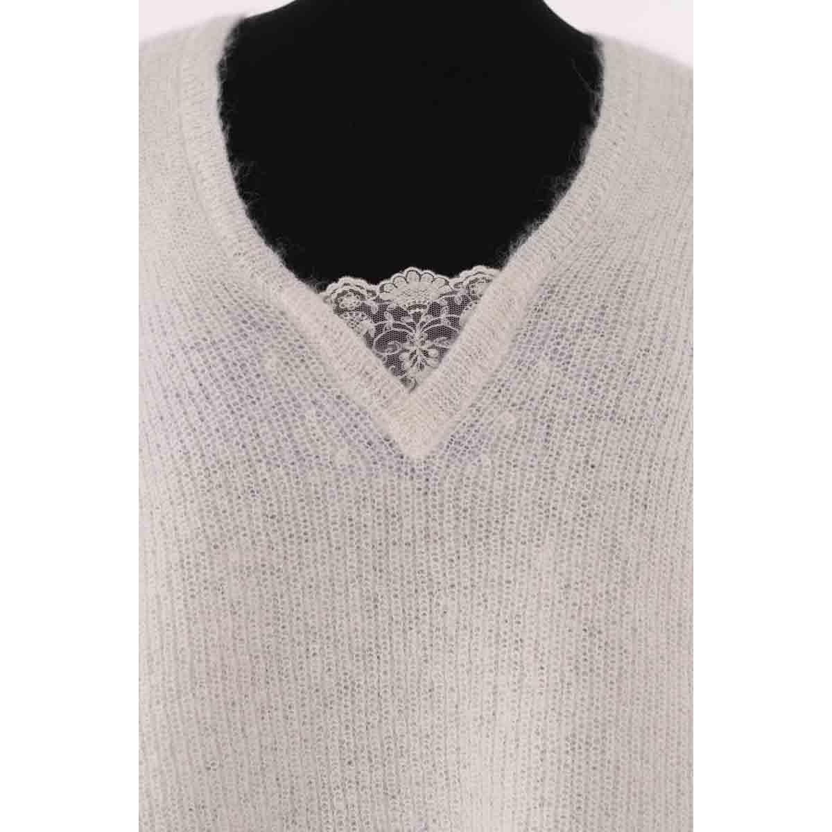 Pull - Très Bon État ecru, SEZANE