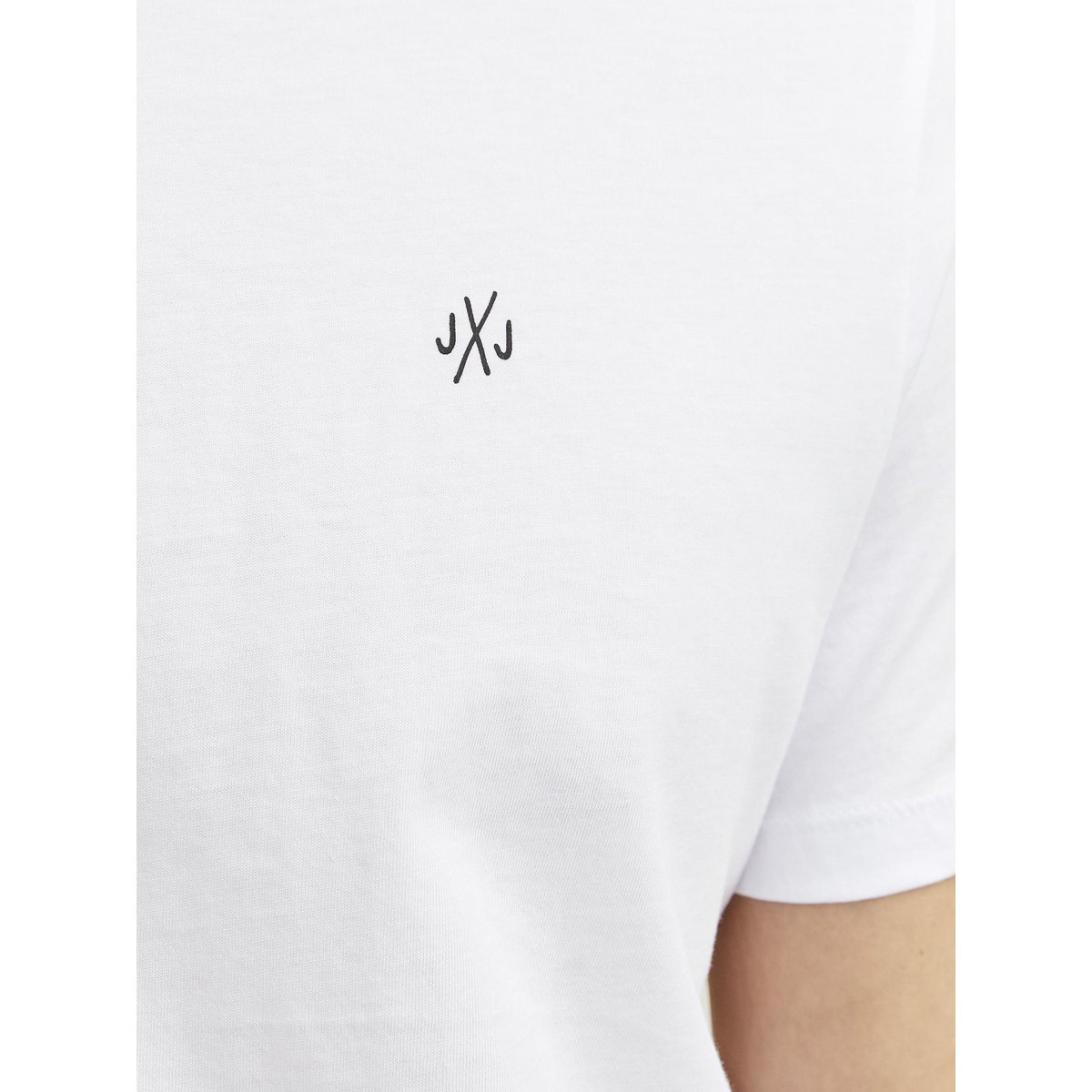 Pack de 5 t-shirts gris+noir+marine+blanc+olive, JACK & JONES
