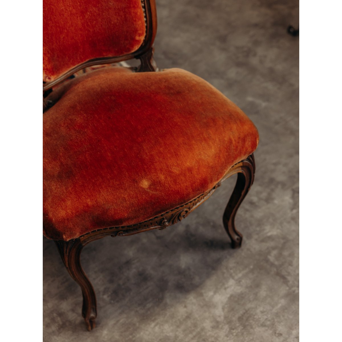 Salon style Louis XV Ernest N°1612 - Bon état bois foncé, DEBONGOUT