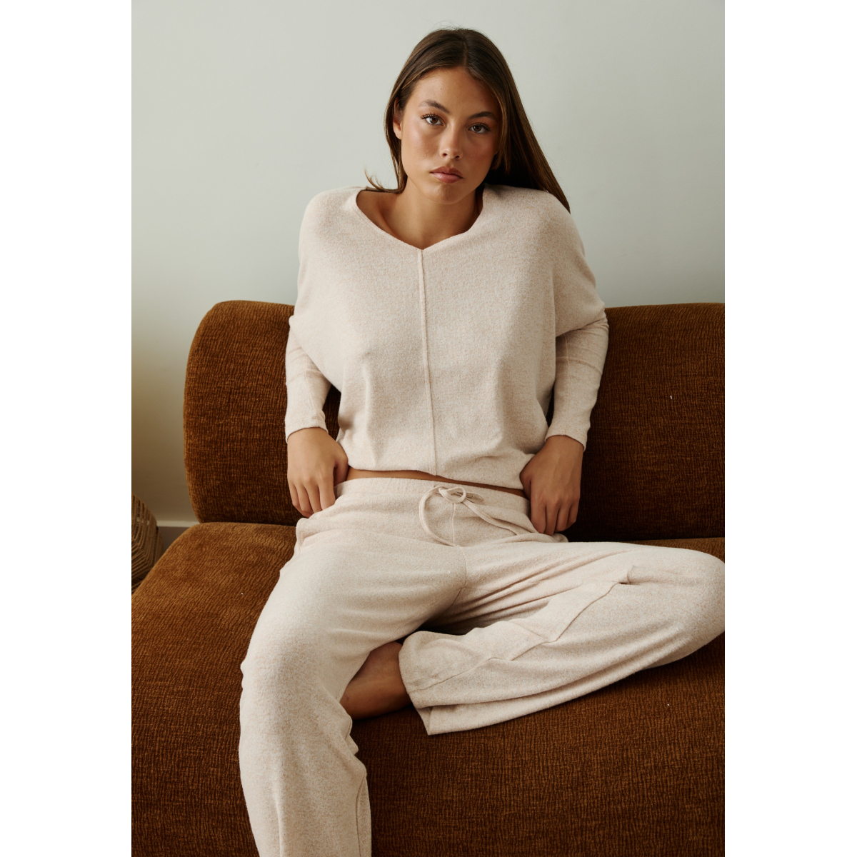 Pantalon Elina beige, VARIANCE