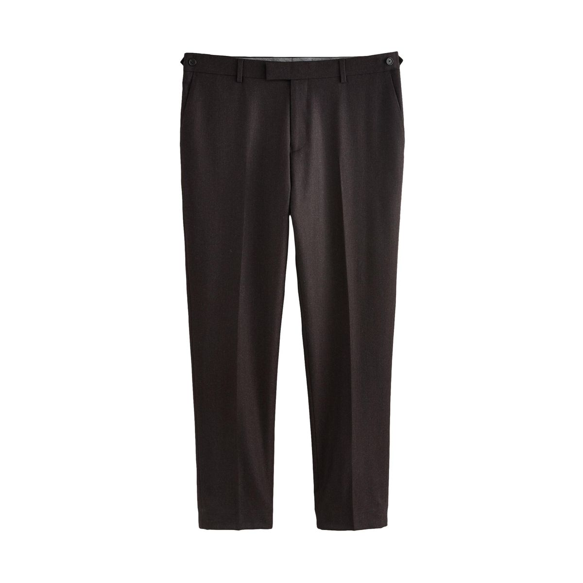 Pantalon flanelle zignone signature marron, NEXT