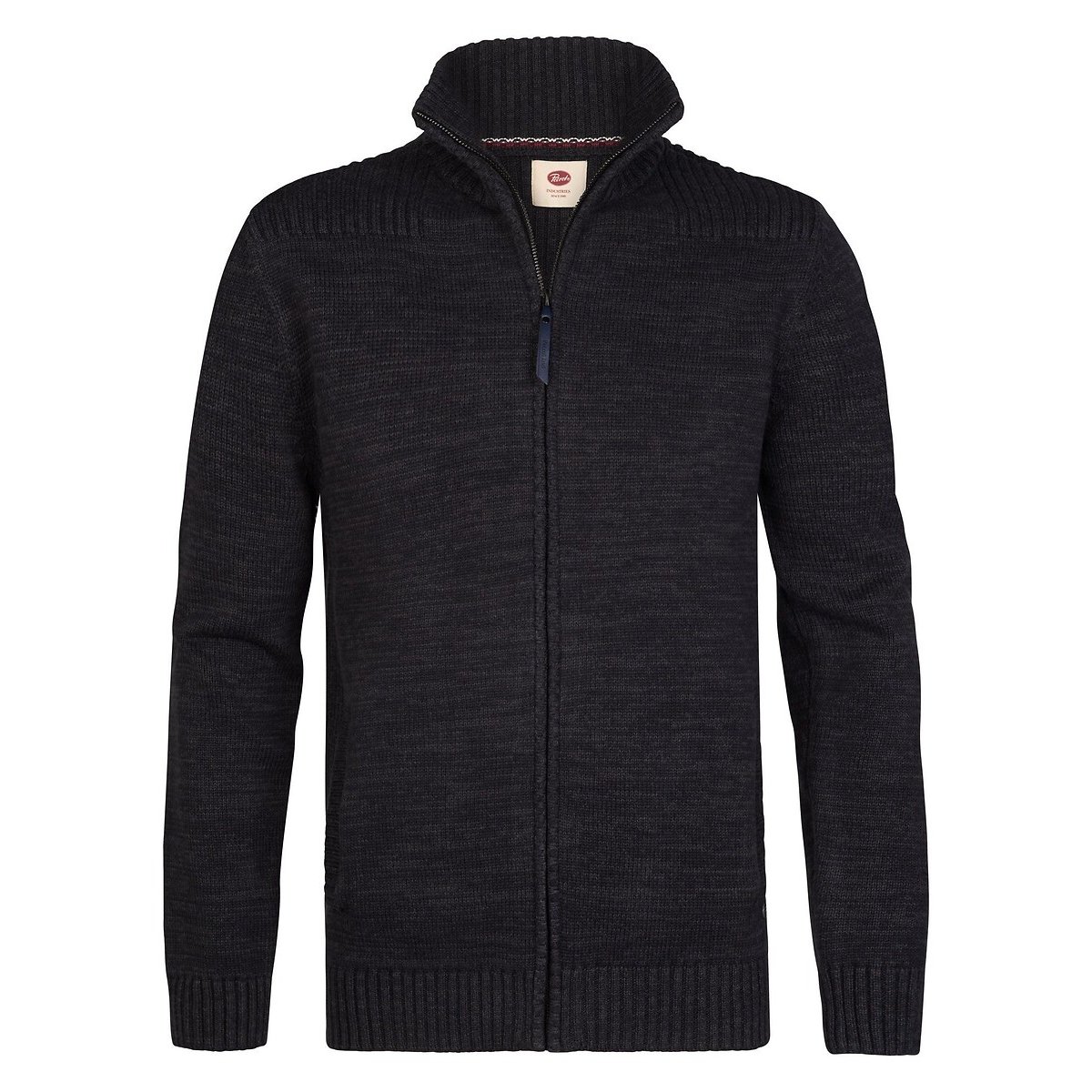 Cardigan in maglia fine nero , PETROL INDUSTRIES