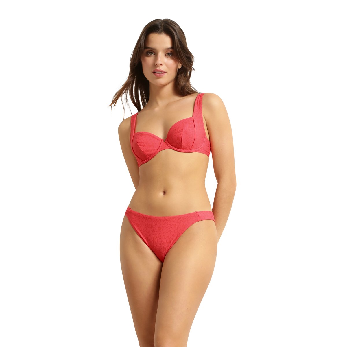 Haut de maillot de bain emboitant avec armatures Festival rose fushia, DIM