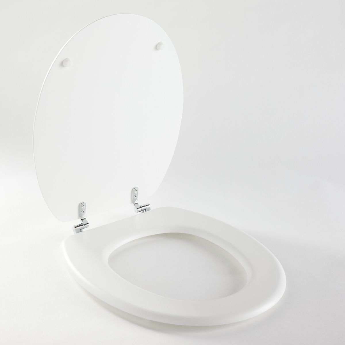 Abattant WC bois BATHROOM blanc, UTILITY