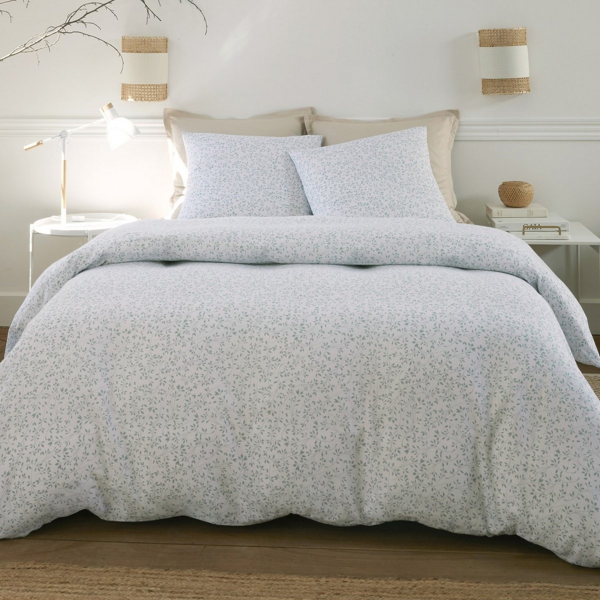 Parure de lit - Housse de couette + taie 100% Gaze de Coton multicolore, EDEN