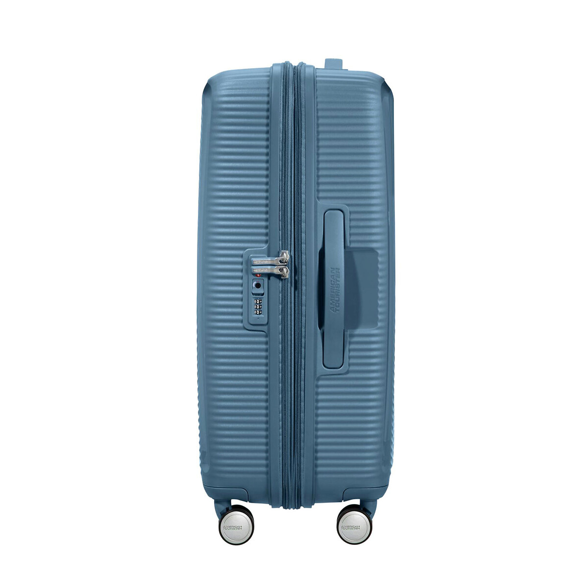 SOUDBOX Mala Média, 67cm,Expansível, 4 Rodas, da AMERICAN TOURIS azul, AMERICAN TOURISTER