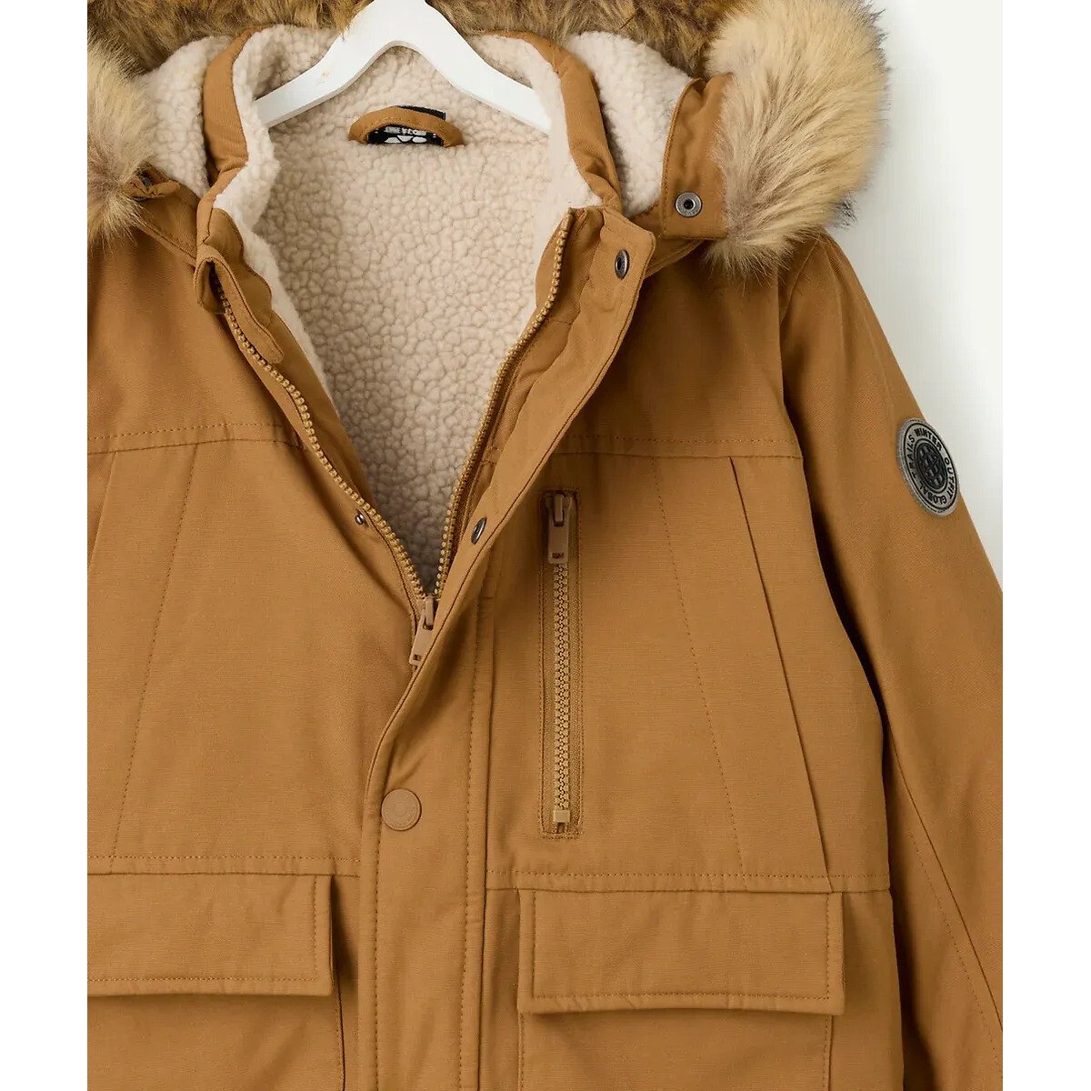 Parka camel, TAPE A L'OEIL