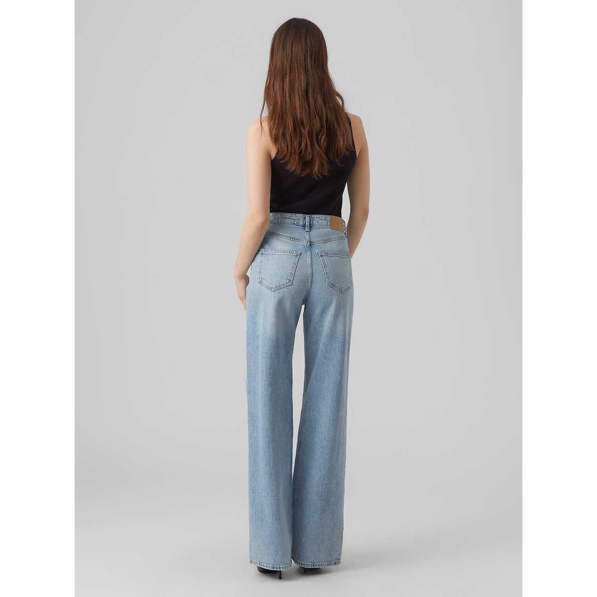 Jean large, taille haute light blue, VERO MODA
