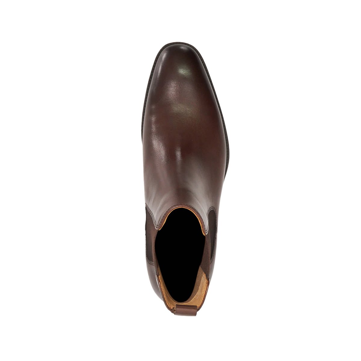 Bottines Chelsea en cuir avec semelle souple - MATCHIN Wide Fit dark brown-leather, DUNE LONDON