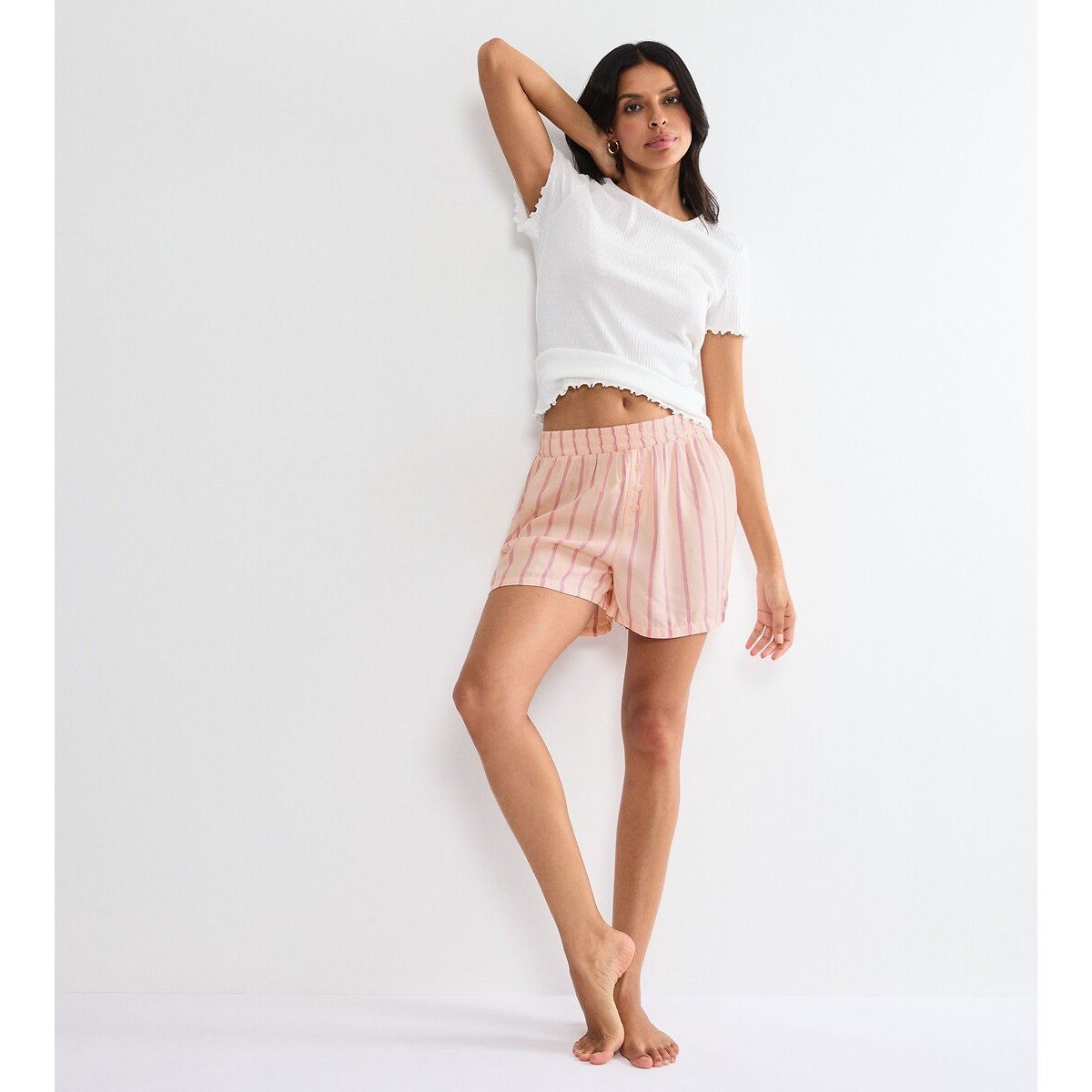 Short boxer rayé MIX & MATCH rose rayé, TRIUMPH