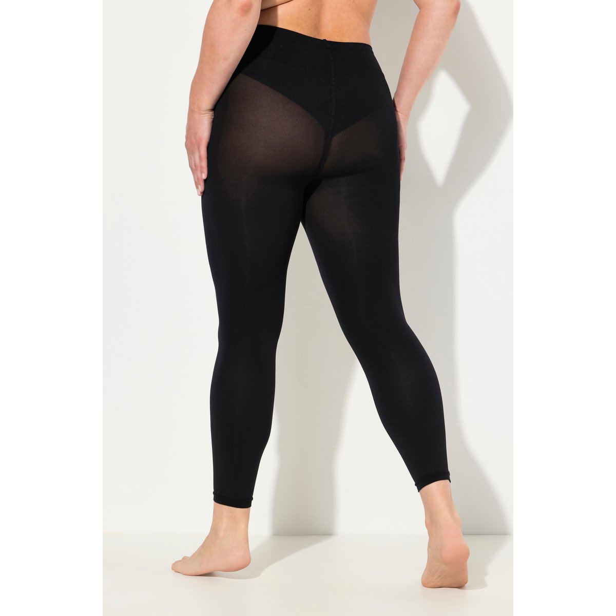 Legging-collant, 200 den, taille confortable noir, ULLA POPKEN