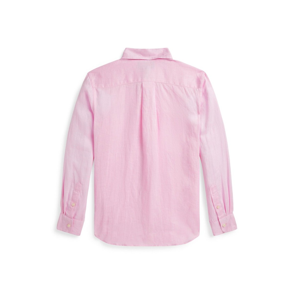 Chemise en lin à manches longues rose, POLO RALPH LAUREN