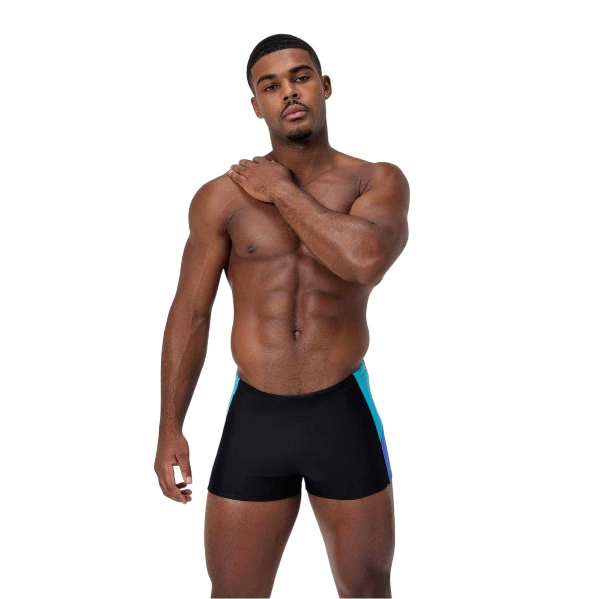 Jammer de natation motif/style blocs de couleurs DIVE AQUASHORT bleu cobalt, SPEEDO