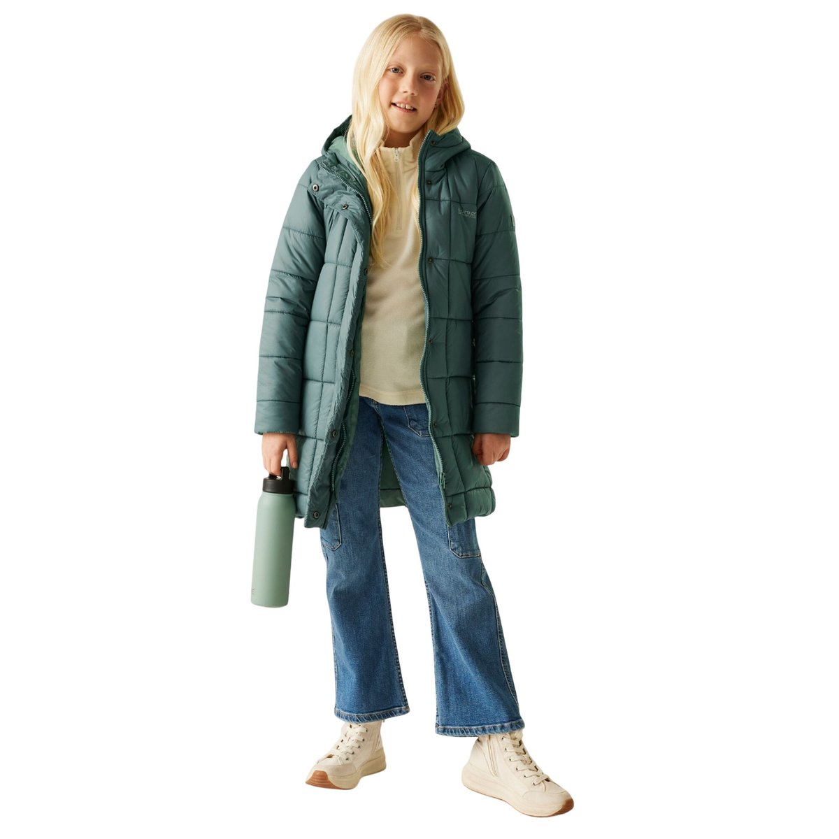 Veste matelassée motif/style matelassé EMBRIE vert sombre, REGATTA