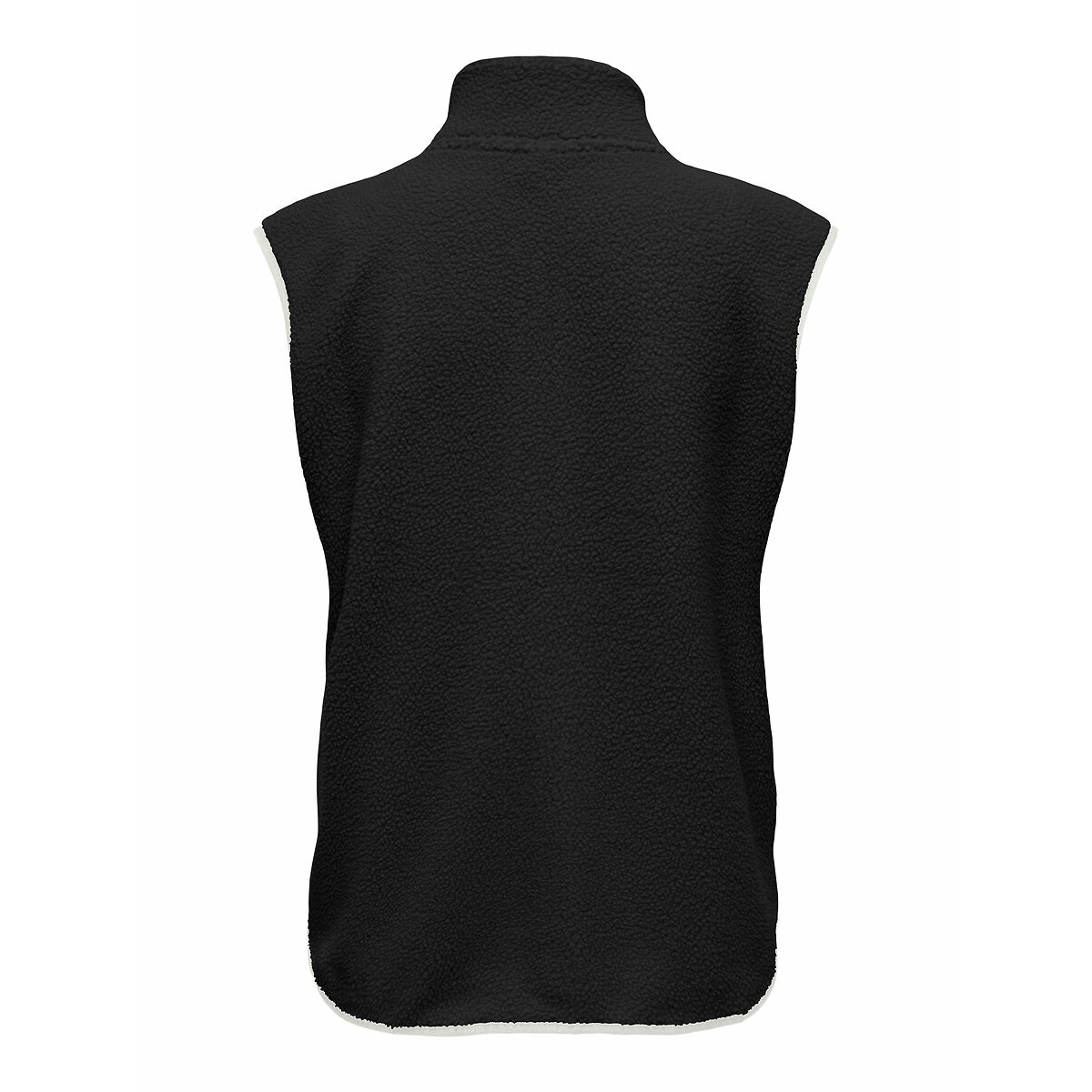 Sleeveless Zip-Up Fleece black, ONLY PLAY