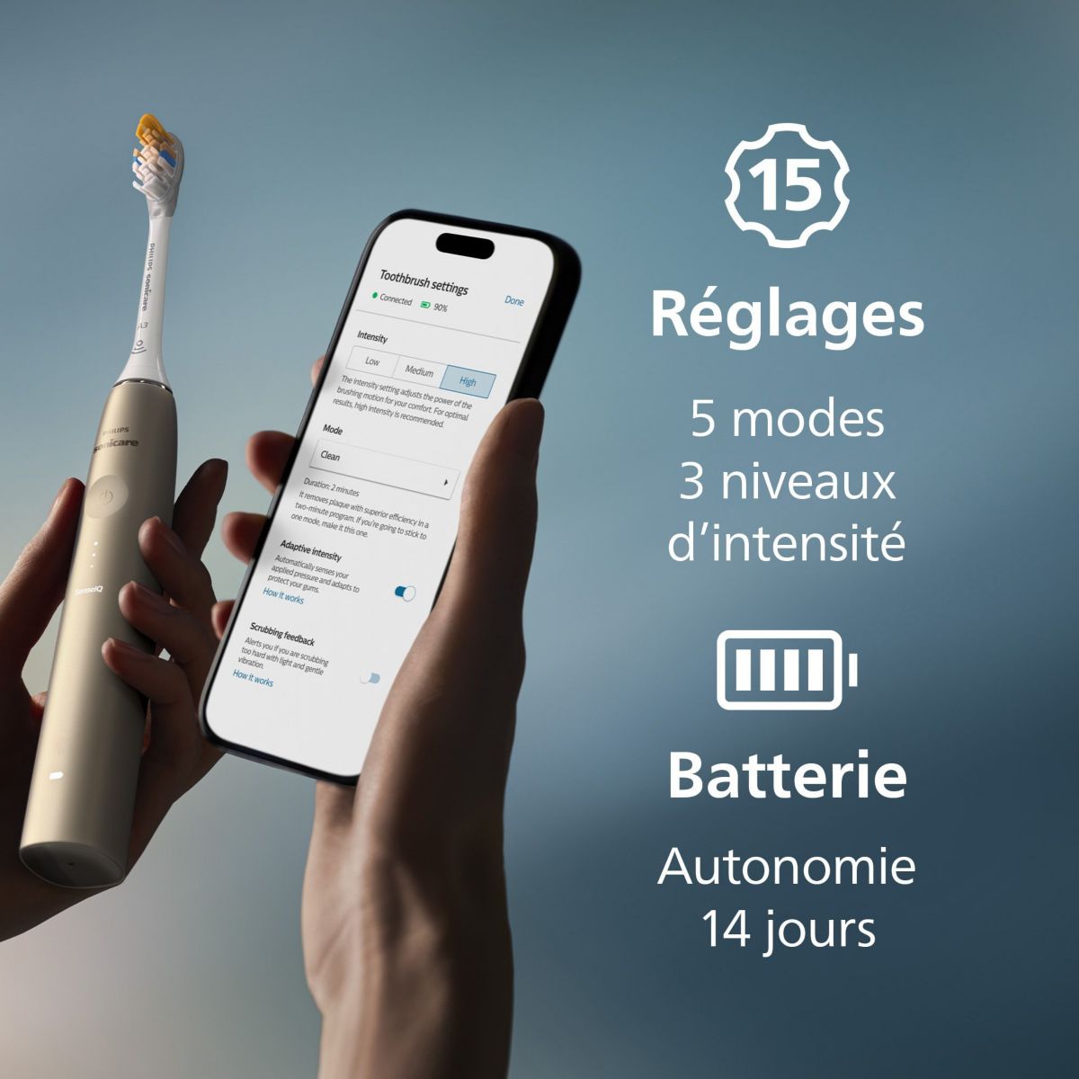 Brosse à dents électrique HX9992/31 couleur unique, PHILIPS