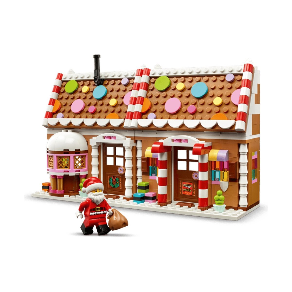 La maison en pain d'épices festive marron, LEGO