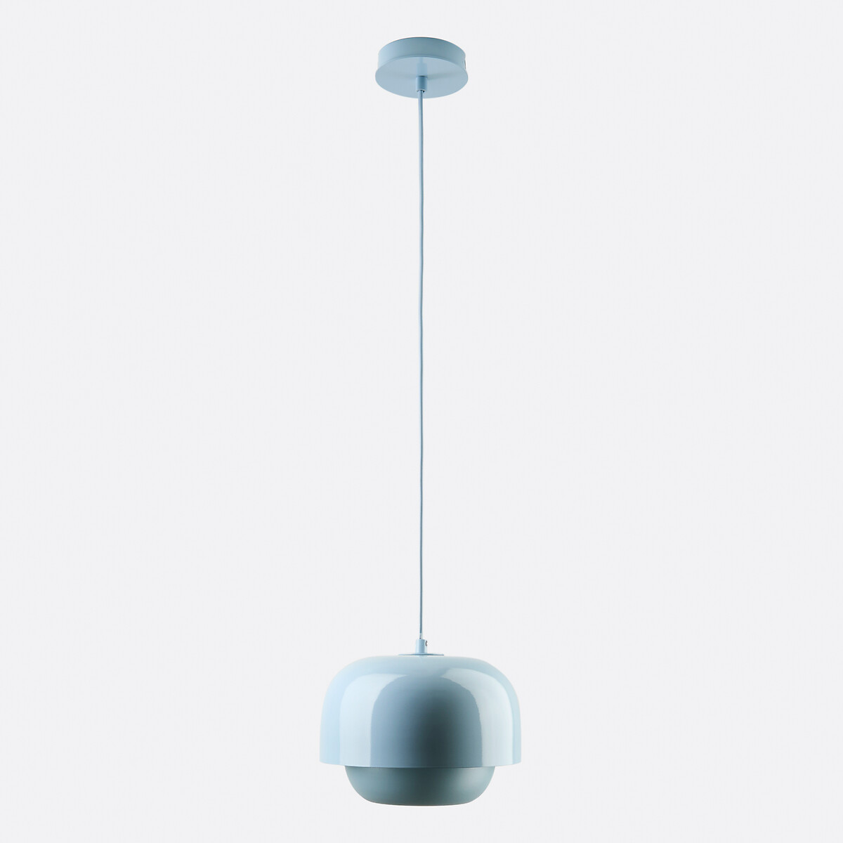 Suspension en métal fer coloré Ø21,4 cm, Kinoko bleu ciel, LA REDOUTE INTERIEURS