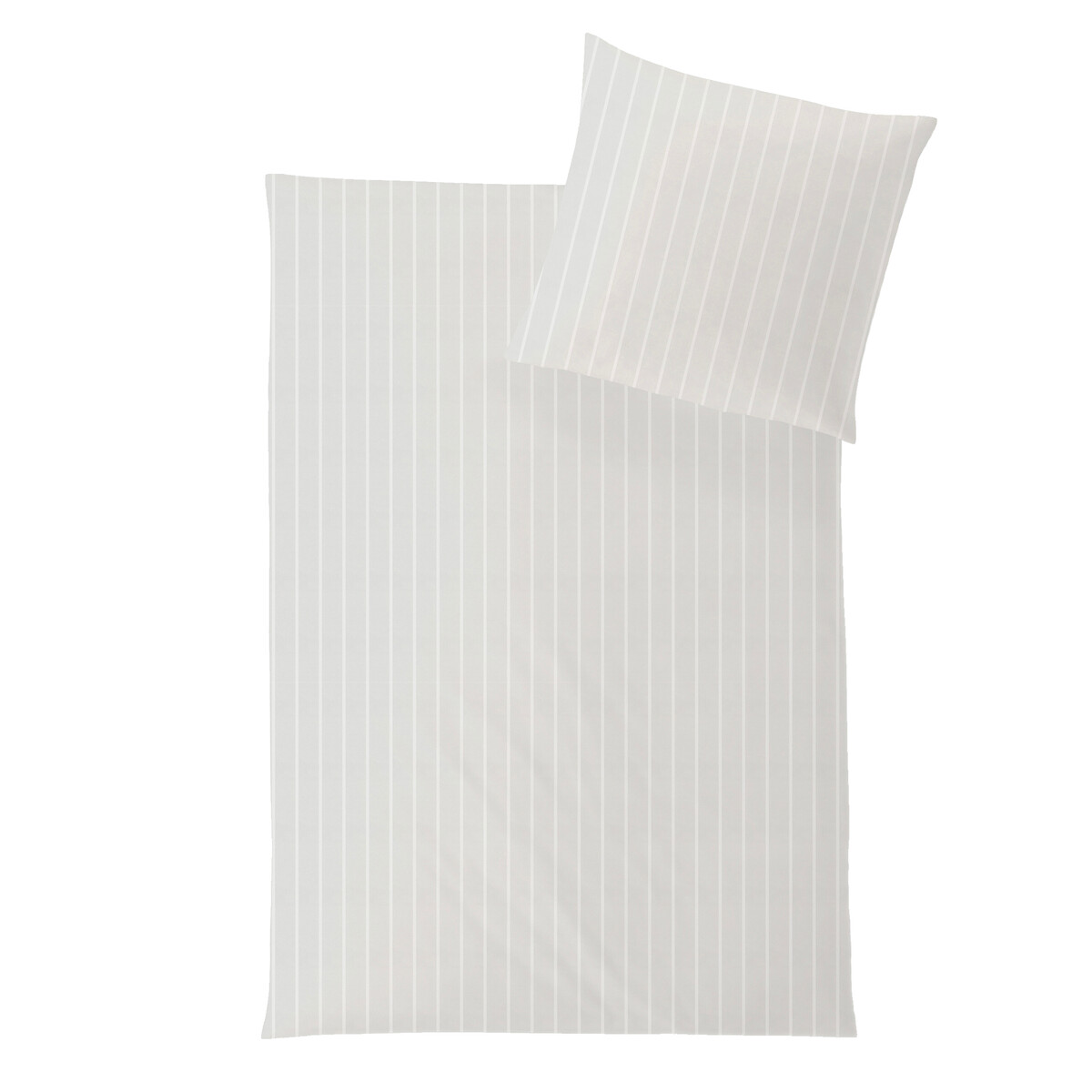 Fourre de duvet - cellulose striée (Lyocell/Tencel) + Taie(s) 50*70 blanc, EUROPE & NATURE