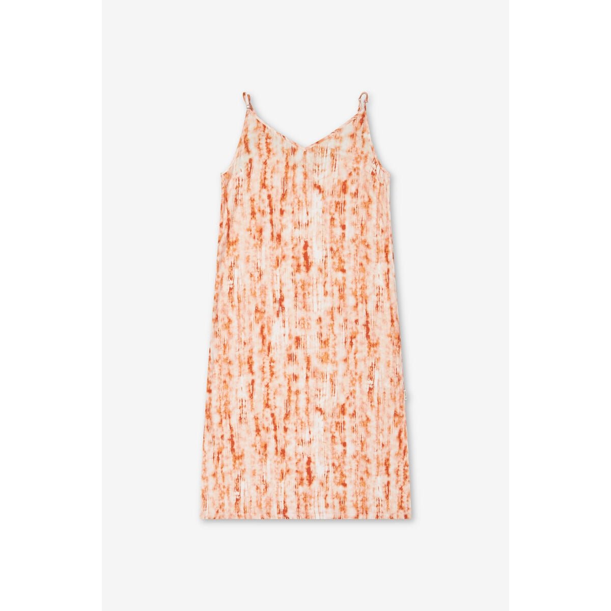 Robe longue droite MAENA flamingo, LE TEMPS DES CERISES