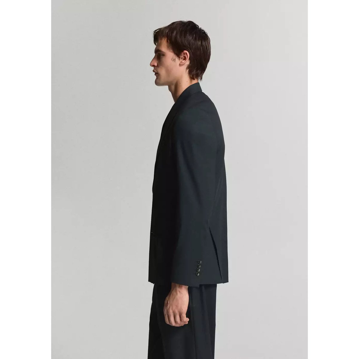 Veste de costume Boston coupe regular croisée bleu marine, MANGO MAN