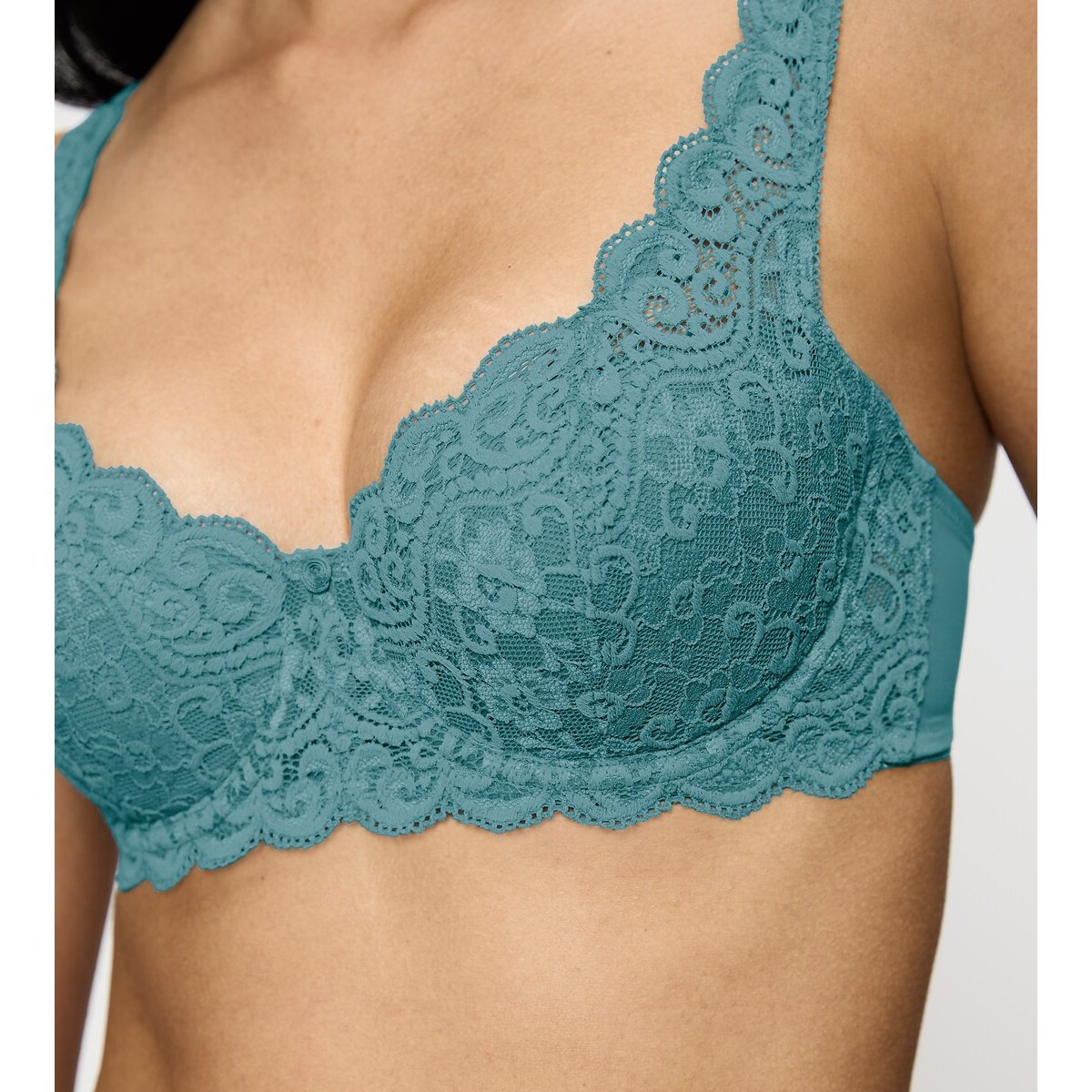 Soutien-gorge ampliforme Amourette turquoise, TRIUMPH
