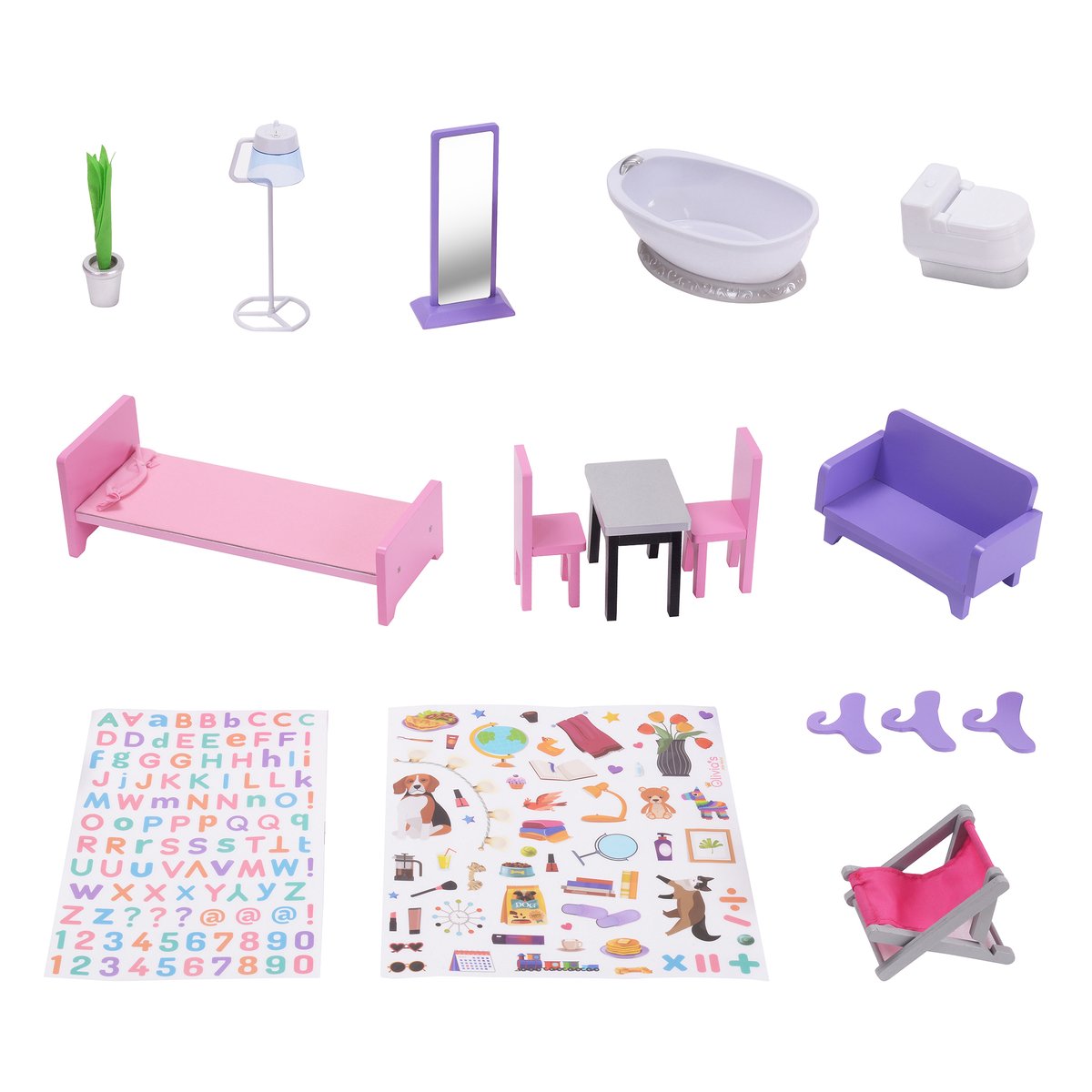 Maison Poupée Enfant Bois Sunset DREAMLAND multicolore, TEAMSON KIDS