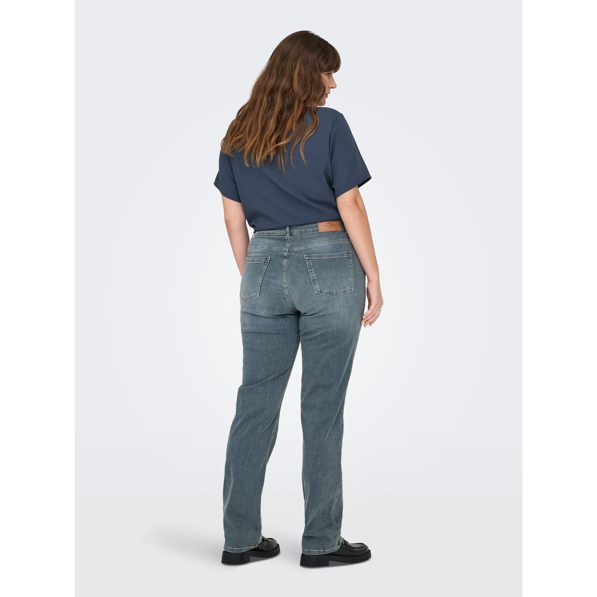 Jean Coupe Droite special blue grey denim, ONLY CARMAKOMA