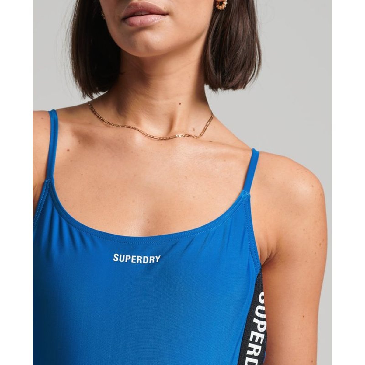 Maillot de bain Essential Tape bleu roi, SUPERDRY