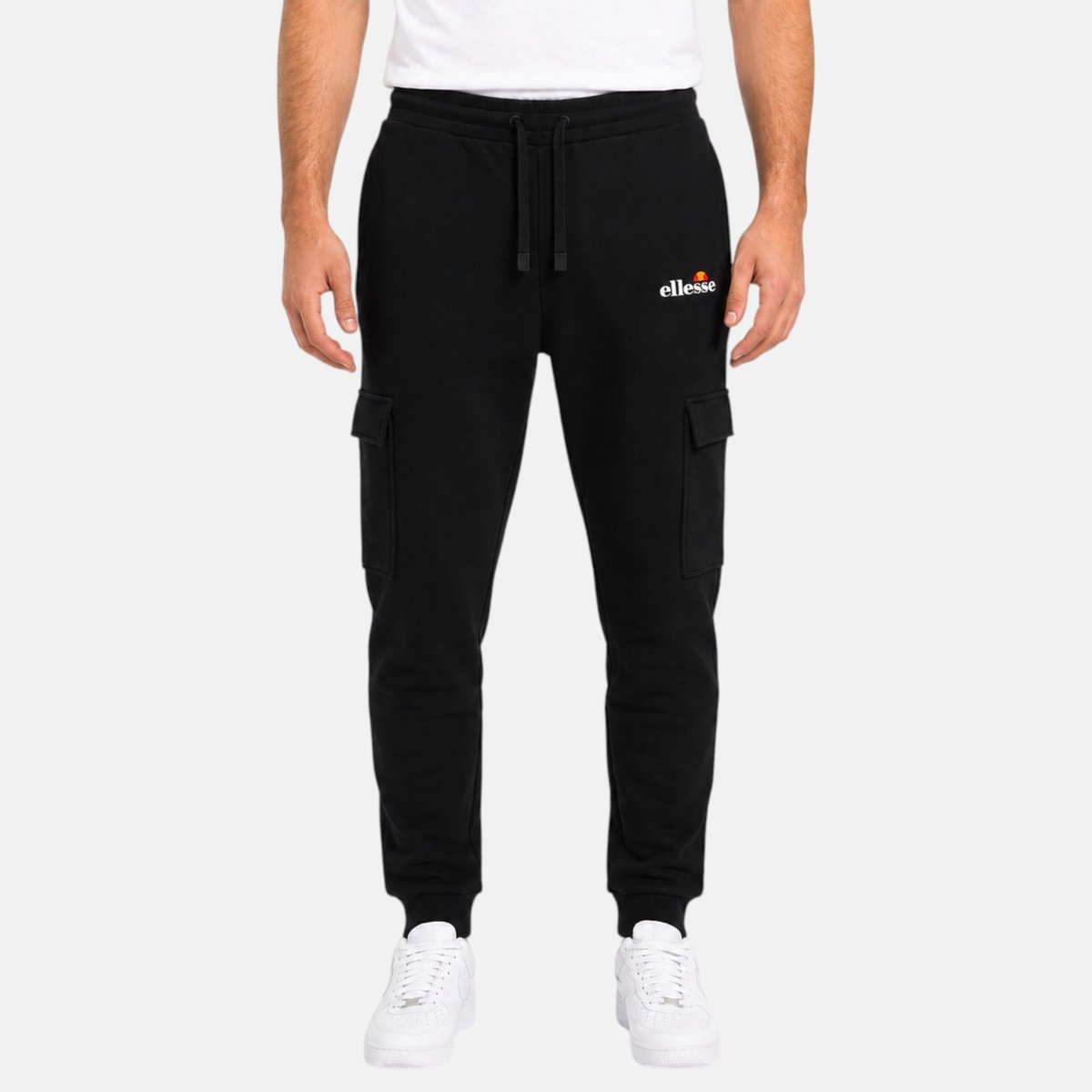 Pantalon de jogging à cordon de serrage, coupe décontractée, poches cargo et bas resserrés RELAX noir, ELLESSE