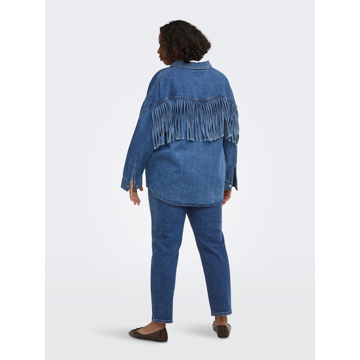 Chemise En Denim medium blue denim, ONLY CARMAKOMA