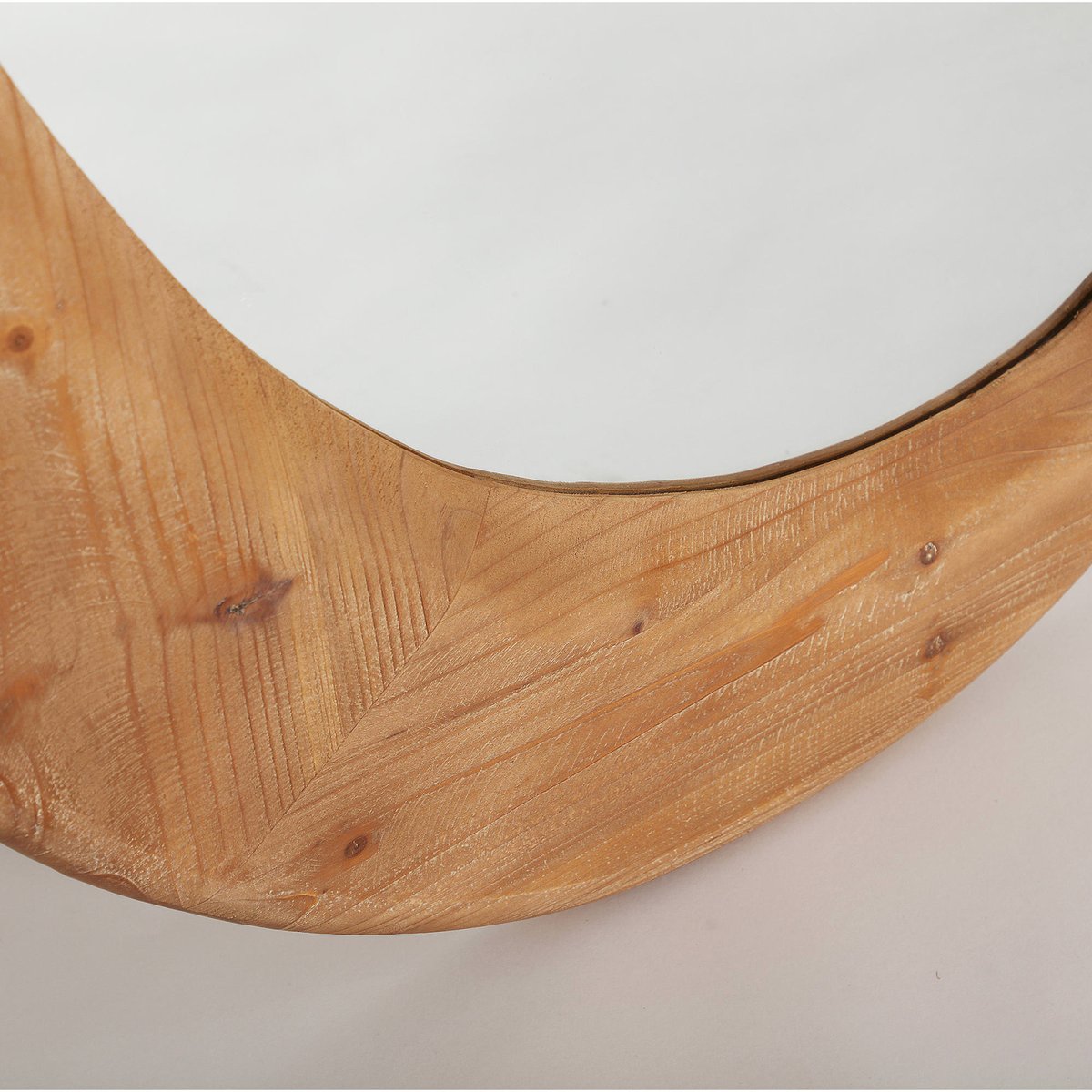 Miroir organique bois de sapin collection VACIO brun naturel, RECOLLECTION