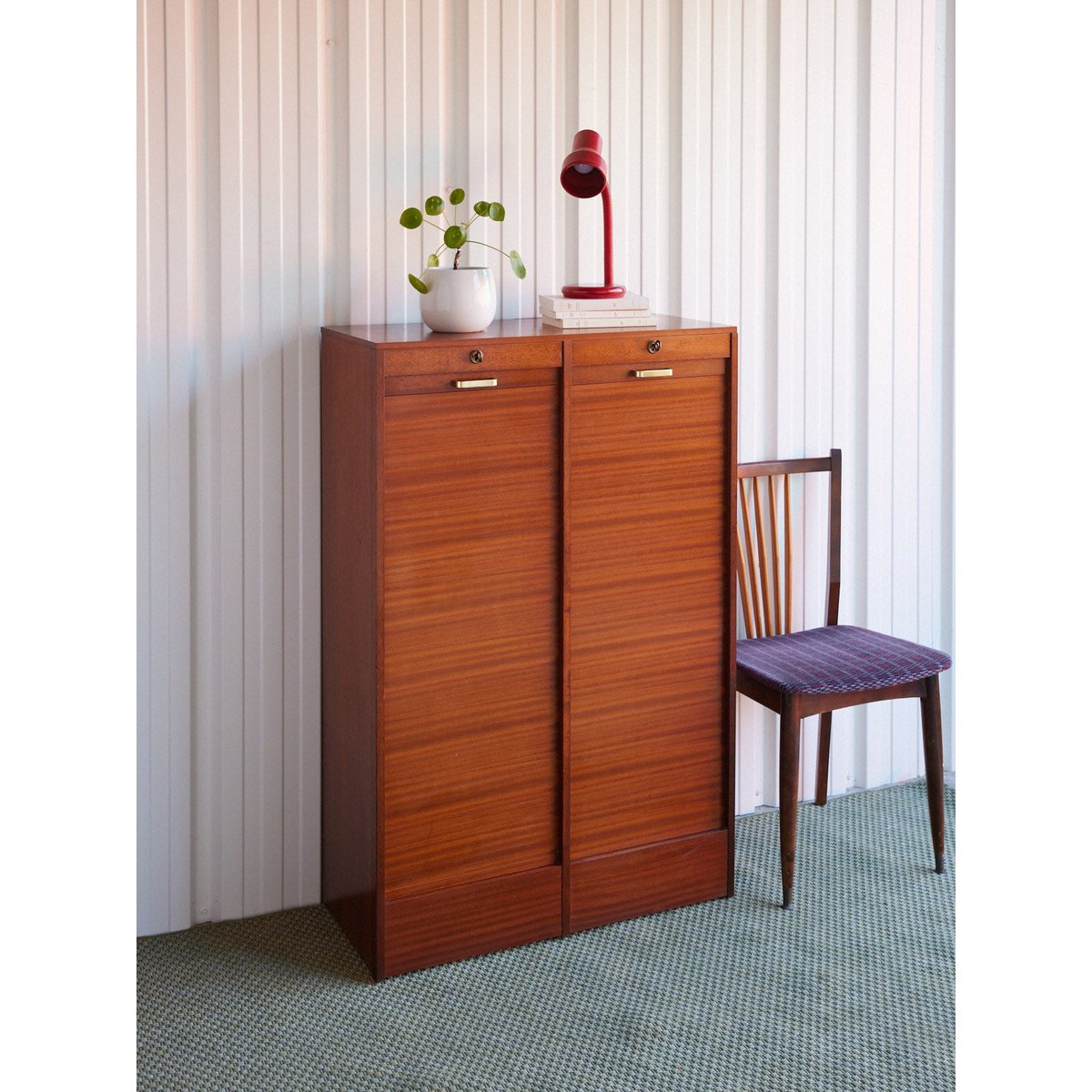 Classeur double en bois Fernand N°457 - Bon état bois foncé, DEBONGOUT