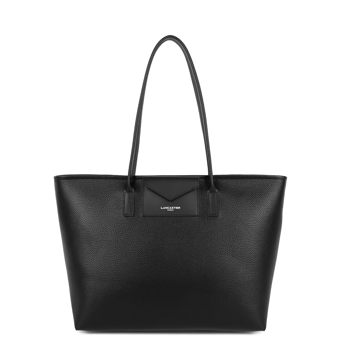 Sac cabas porté épaule zippé, MAYA DOUBLE KBA noir, LANCASTER