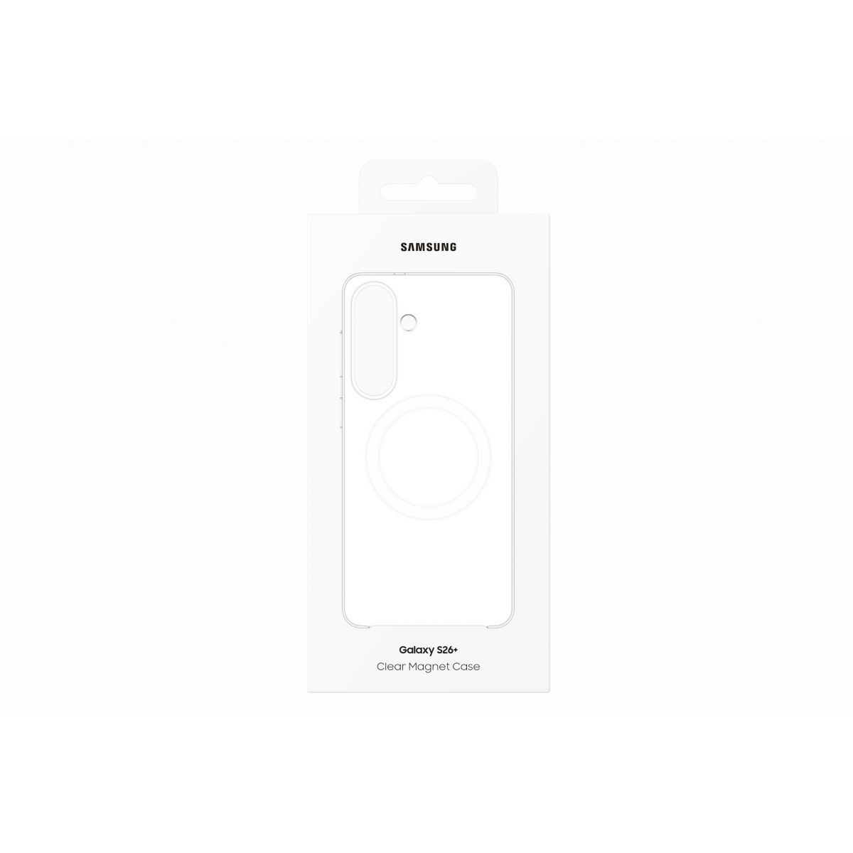 Coque transparente Magnet S26 + couleur unique, SAMSUNG