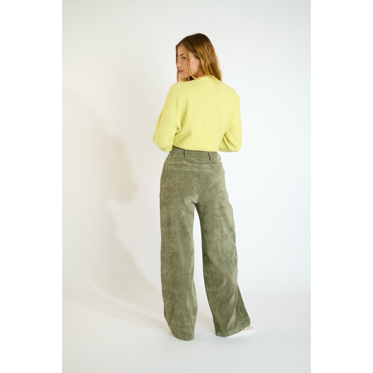 Pantalon Landon - SUTTON vert mousse, BANANA MOON