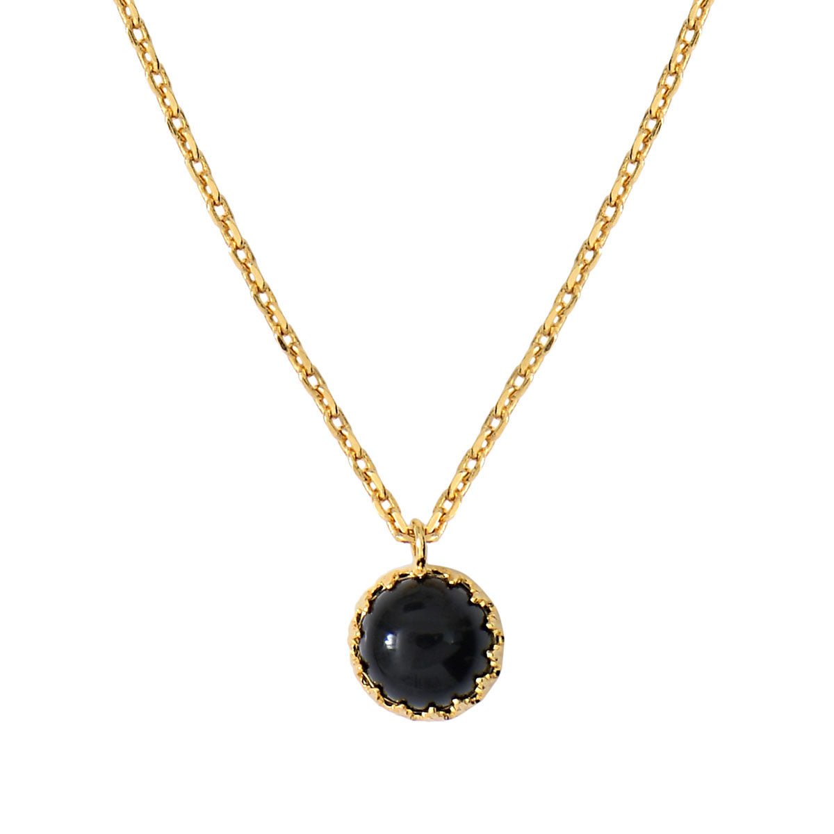 Collier cordelia onyx noir, CAROLINE NAJMAN
