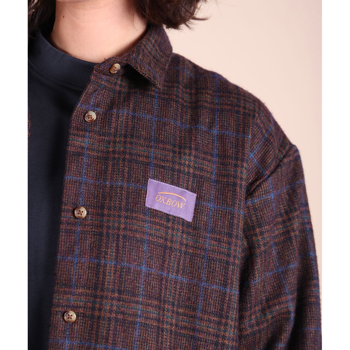 Chemise en flanelle CAMILLA chestnut, OXBOW