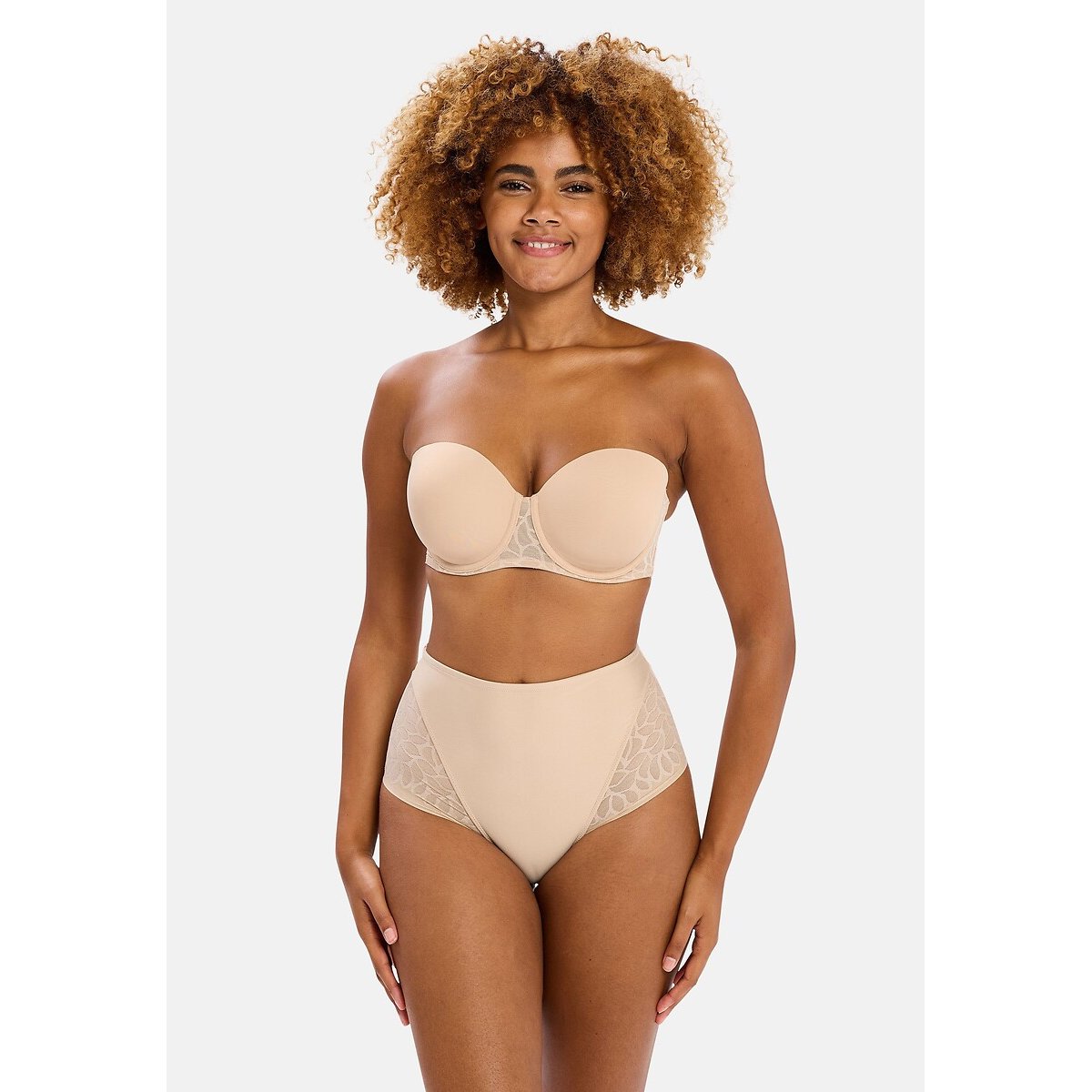 Soutien bandeau PERFECT CURVES blush, SANS COMPLEXE