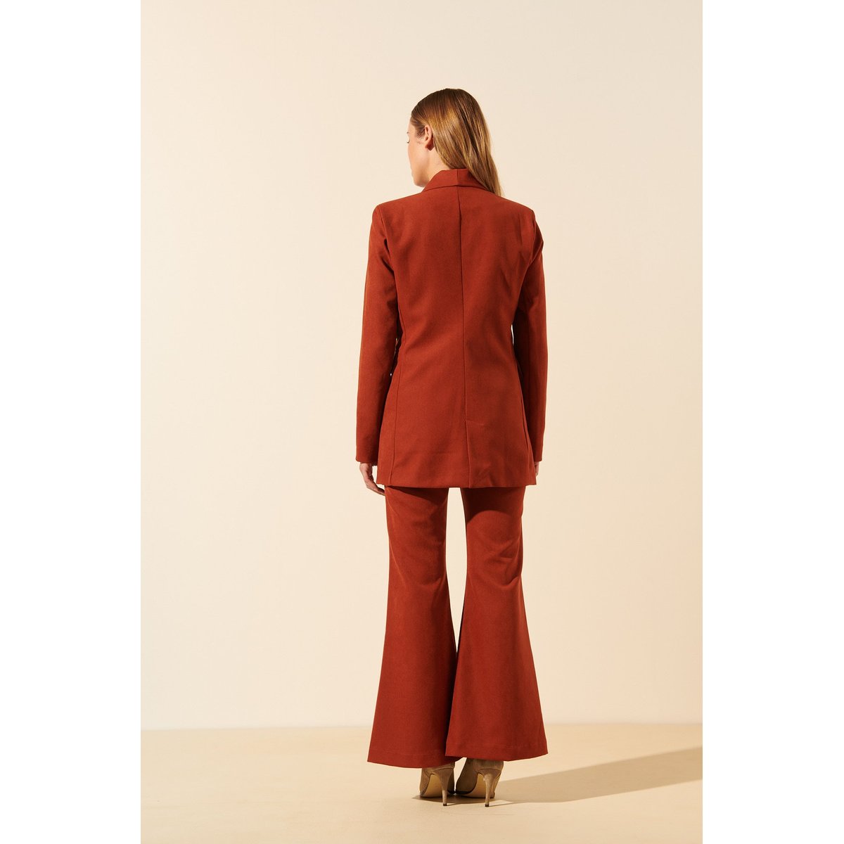Pantalon évasé PIERRE terracotta, BENOA