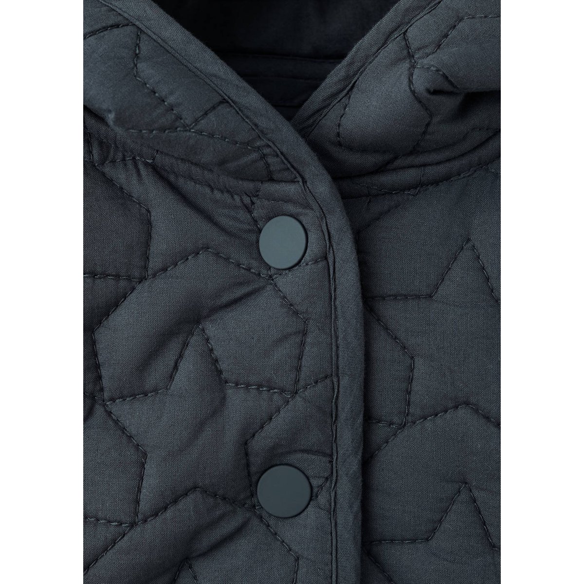 Veste matelassée détails étoiles bleu marine, MANGO BABY