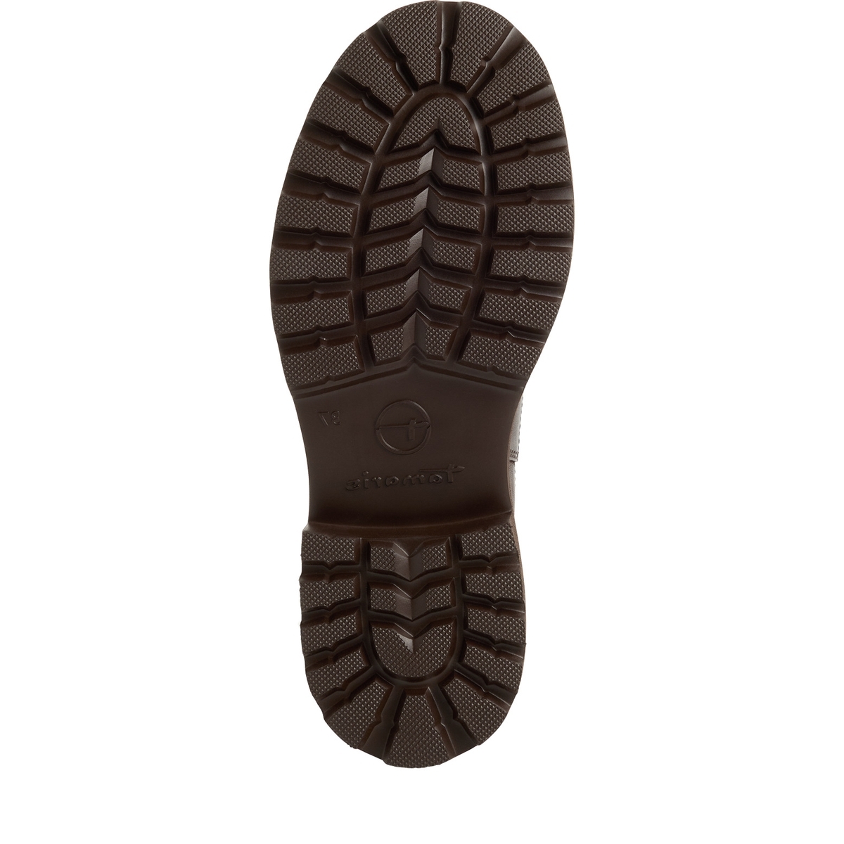 Bottine Chelsea en cuir marron, TAMARIS