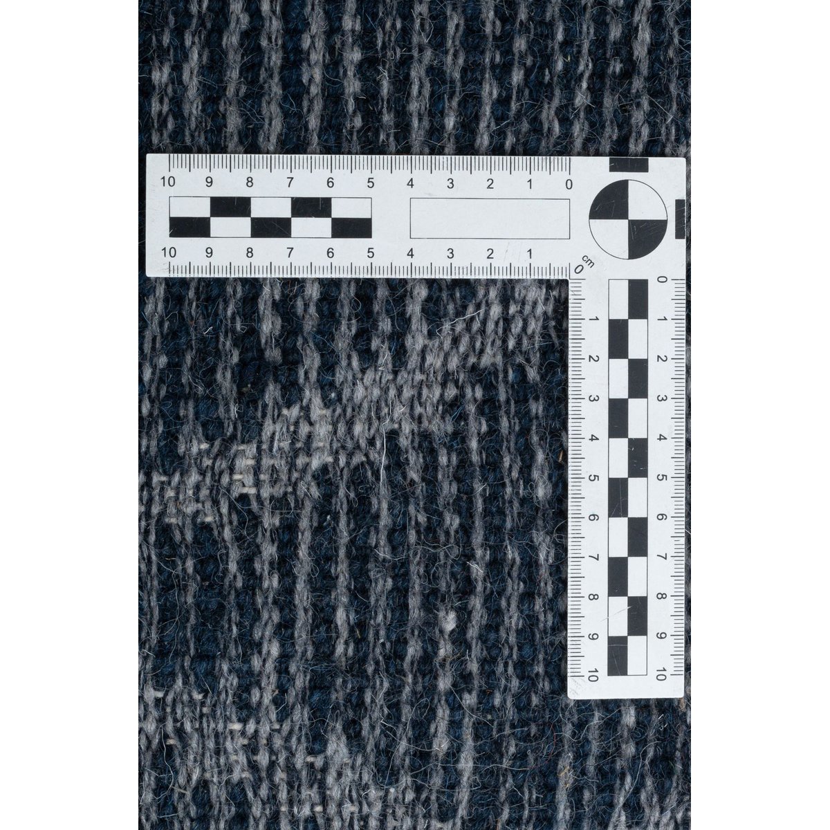 Tapis en laine vierge noué à la main bleu, THEKO
