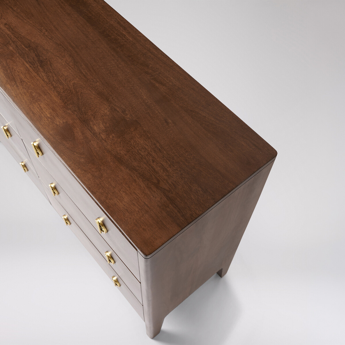 Morse Mango Wood 6 Drawer Chest Of Drawers dark brown, SWOON