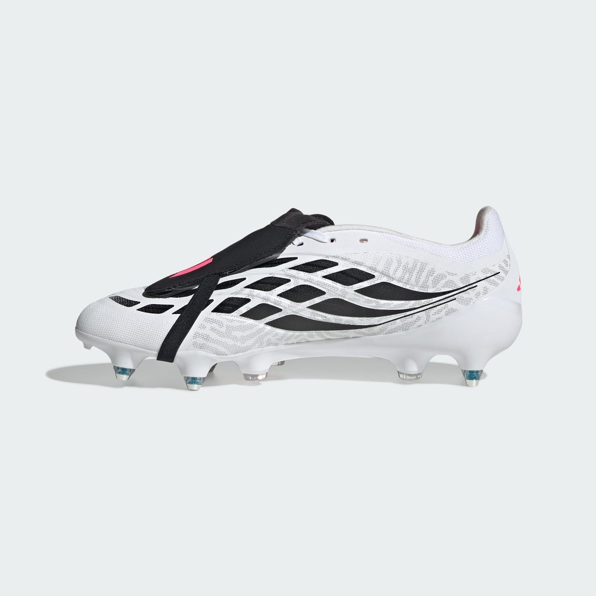 Predator League Fold-Over Tongue Soft Ground Football Boots Predator League Fold-Over Tongue Soft Ground Football Boots cloud white / solar turbo / core black, adidas Performance