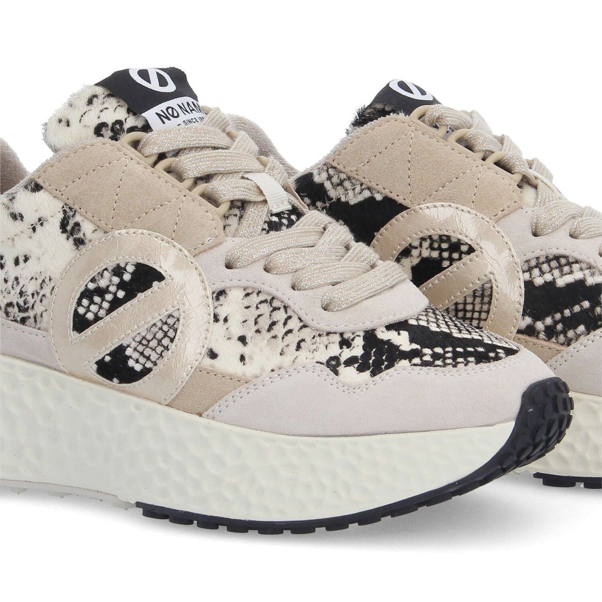 CARTER JOGGER W SNAKE KISS DOVE - Collier orné de Cristaux Swarovski® inclus blanc, NO NAME