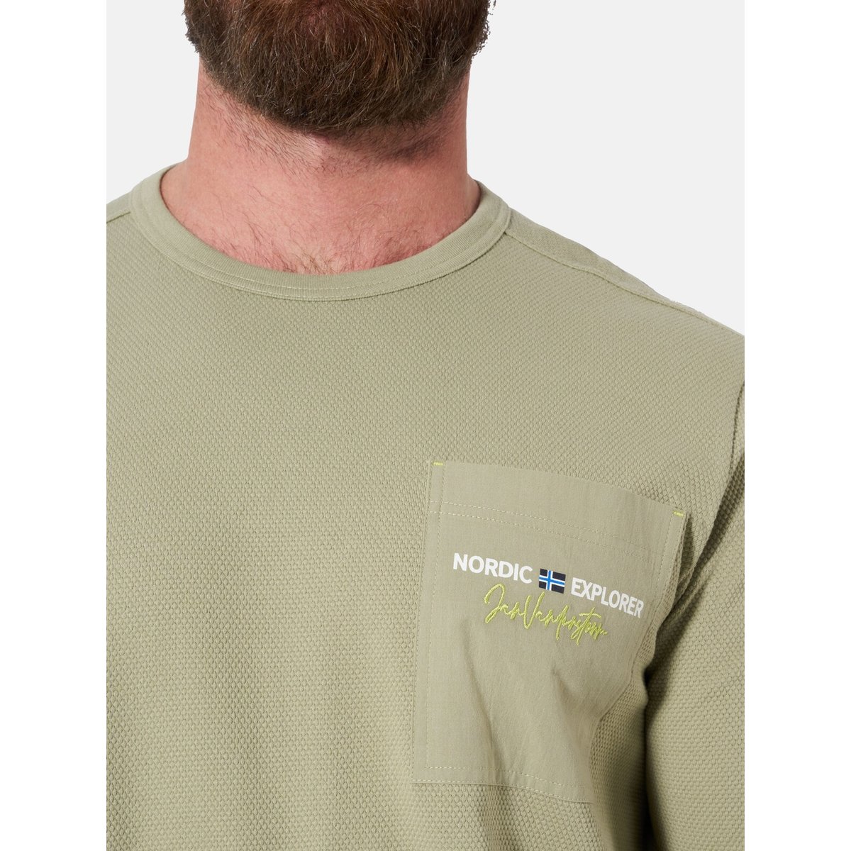 Lot de 2 sweatshirts TUDEMAL bleu foncé kaki, JAN VANDERSTORM