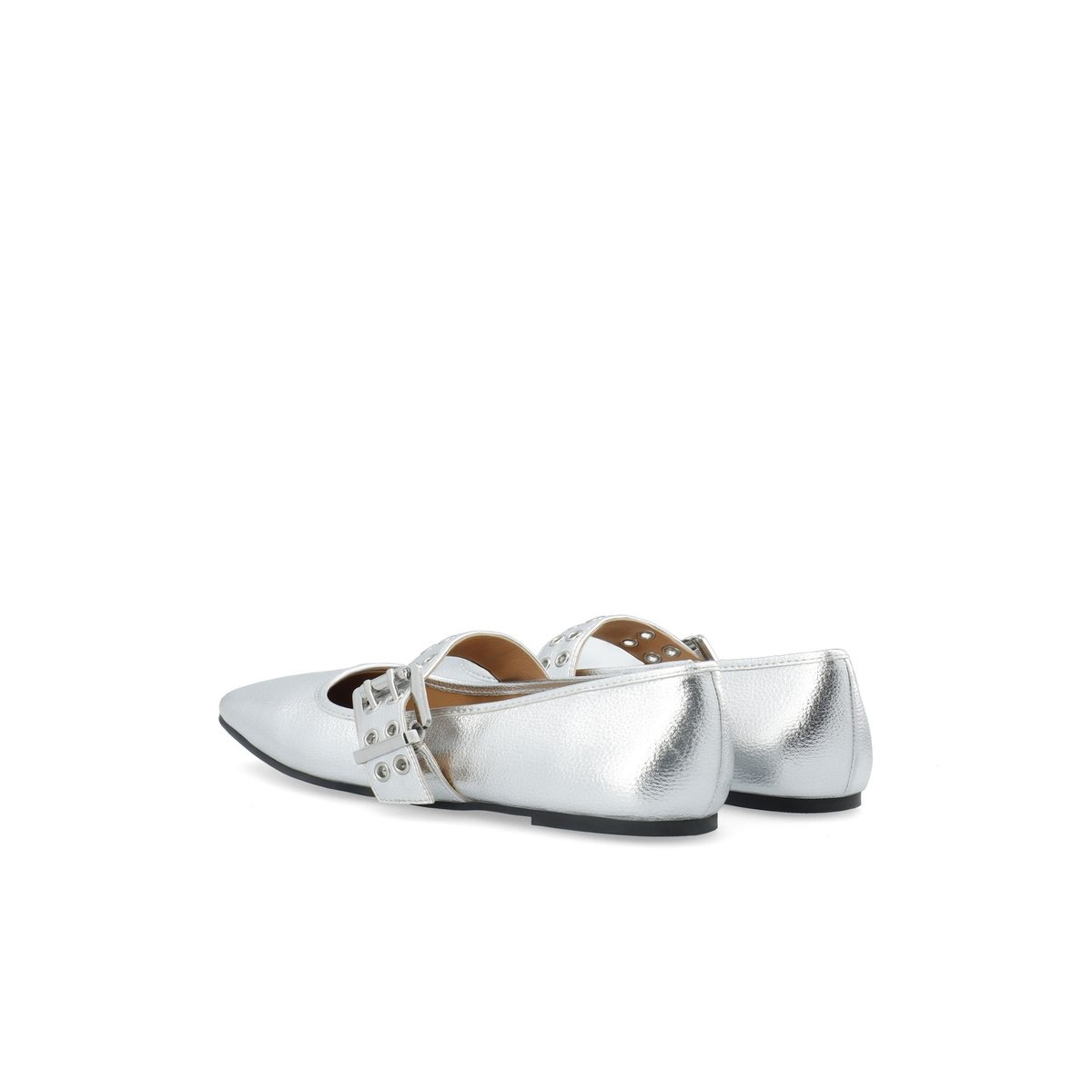 Chaussures Mary Jane silver, BIANCO