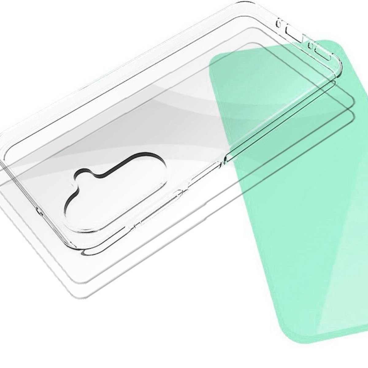 Coque Galaxy A26 antichoc + 2 vitres transparent, EVETANE